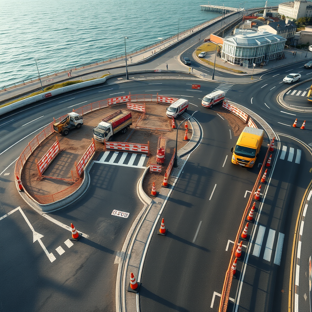 Drivers to 'expect delays' as next steps of seafront project to begin